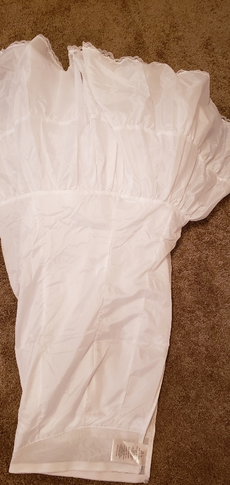 Wedding dress under skirt